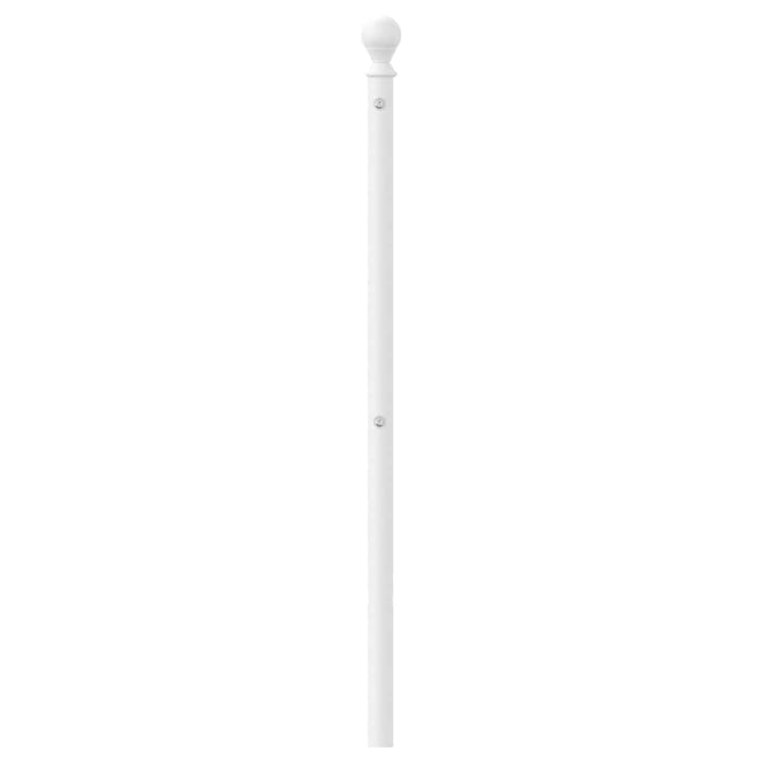 Tăblie de pat de schimb metalică, alb, 160 cm WALTI