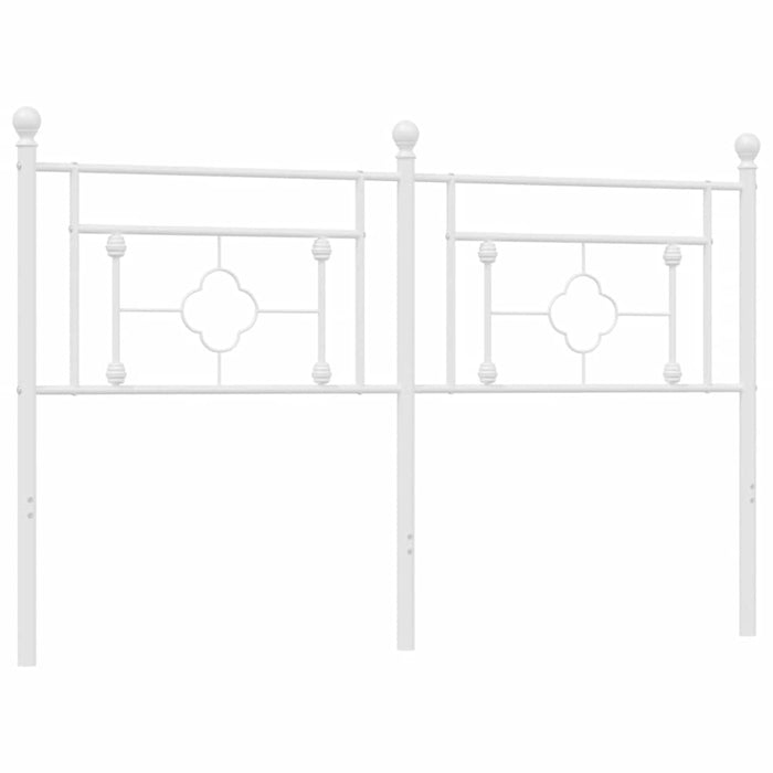 Tăblie de pat de schimb metalică, alb, 160 cm WALTI