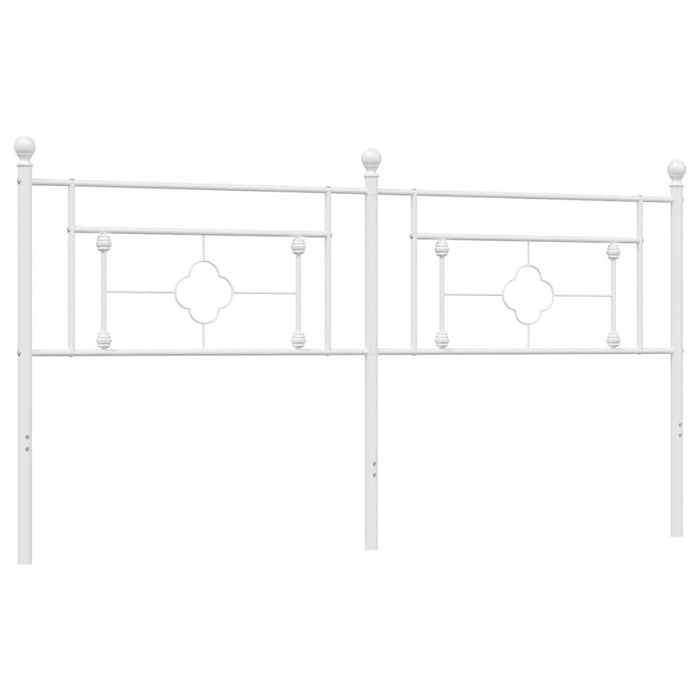 Tăblie de pat de schimb metalică, alb, 180 cm WALTI