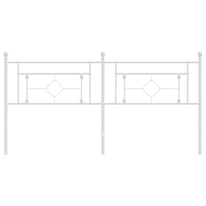 Tăblie de pat de schimb metalică, alb, 180 cm WALTI