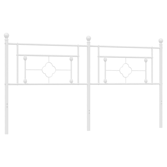 Tăblie de pat de schimb metalică, alb, 180 cm WALTI