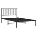 Cadru de pat din metal cu tăblie, negru, 107x203 cm - WALTI WALTI