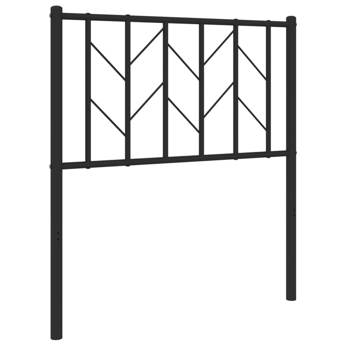 Tăblie de pat metalică, negru, 75 cm - WALTI WALTI