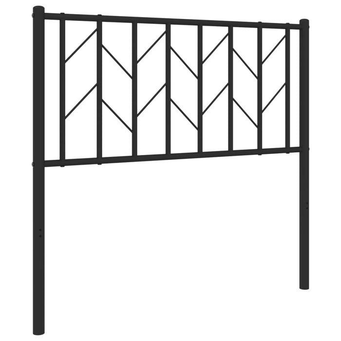 Tăblie de pat metalică, negru, 90 cm - WALTI WALTI