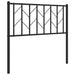 Tăblie de pat metalică, negru, 90 cm - WALTI WALTI