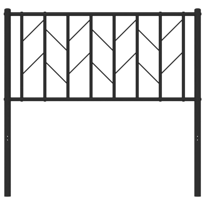 Tăblie de pat metalică, negru, 90 cm - WALTI WALTI