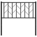 Tăblie de pat metalică, negru, 90 cm - WALTI WALTI