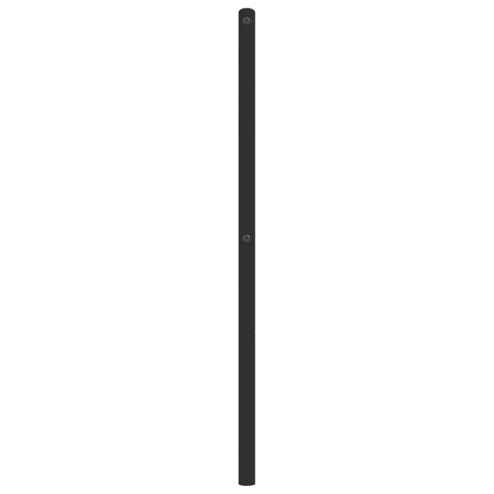Tăblie de pat metalică, negru, 90 cm - WALTI WALTI