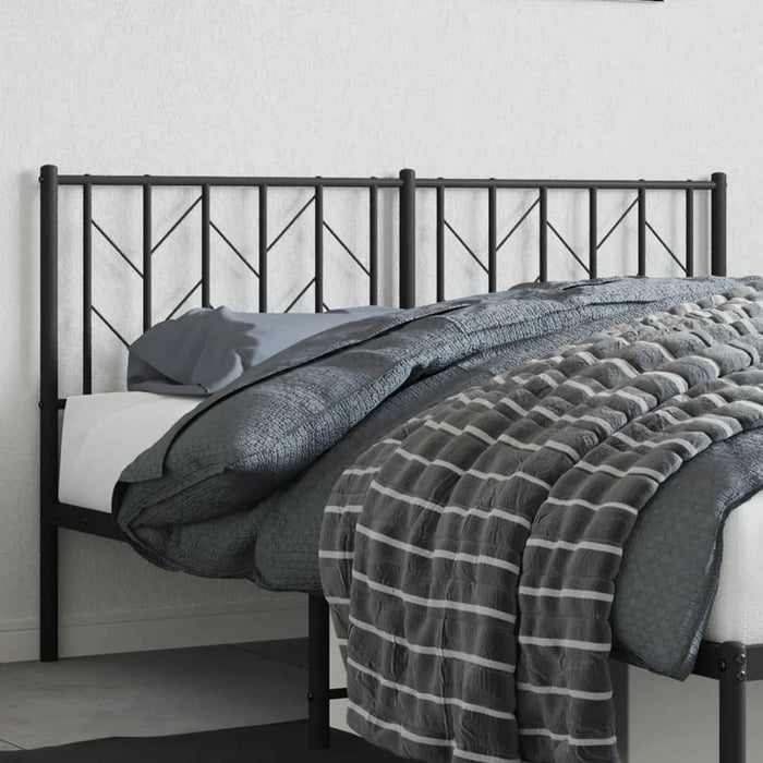 Tăblie de pat de schimb metalică, negru, 150 cm WALTI