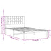 Cadru de pat din metal cu tăblie, alb, 107x203 cm - WALTI WALTI