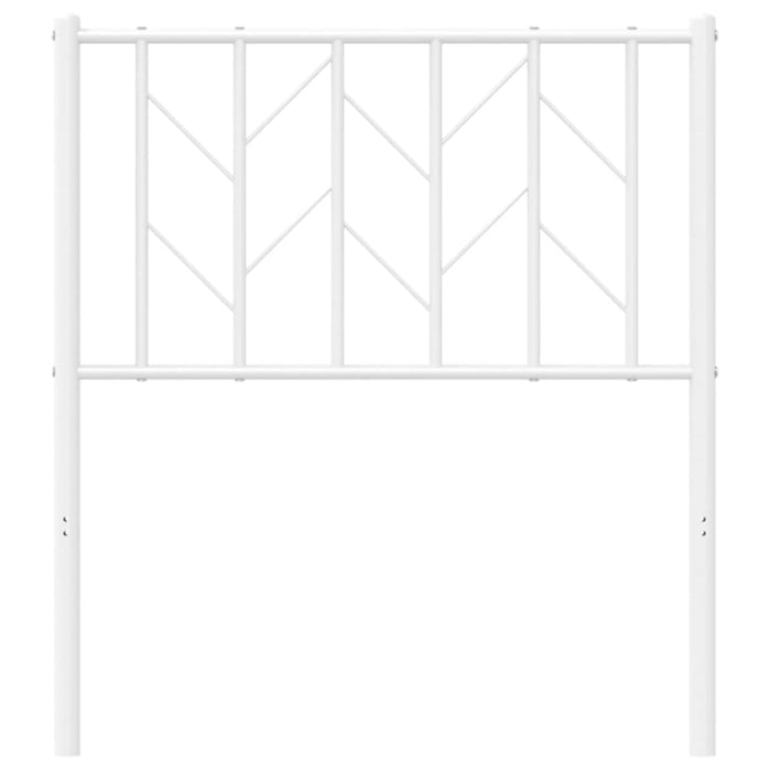 Tăblie de pat de schimb metalică, alb, 75 cm WALTI