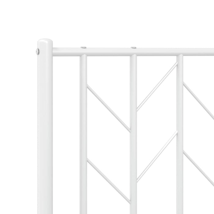 Tăblie de pat de schimb metalică, alb, 75 cm WALTI