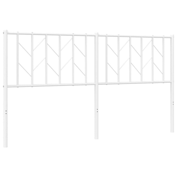 Tăblie de pat metalică, alb, 160 cm - WALTI WALTI