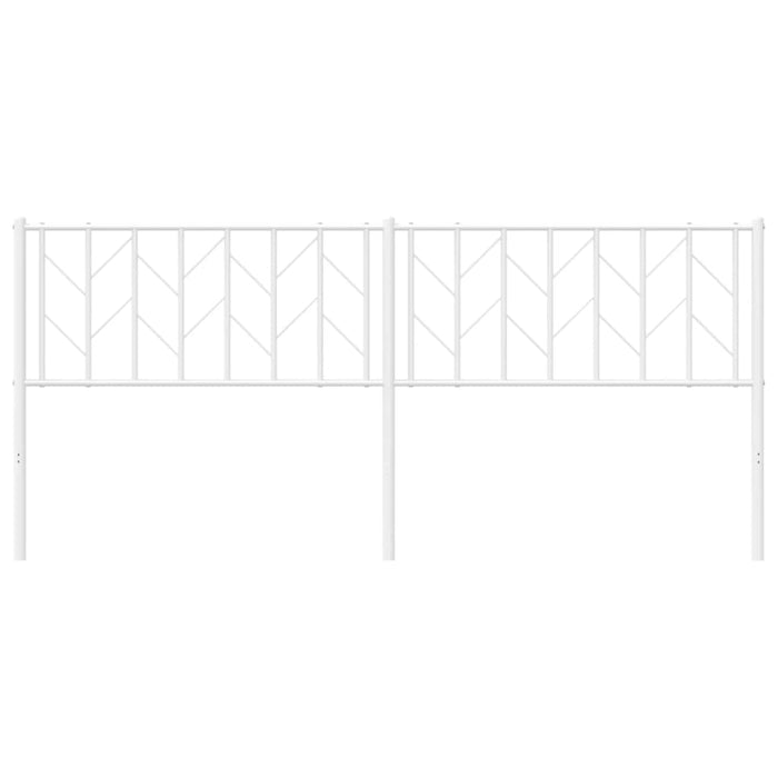 Tăblie de pat de schimb metalică, alb, 193 cm WALTI