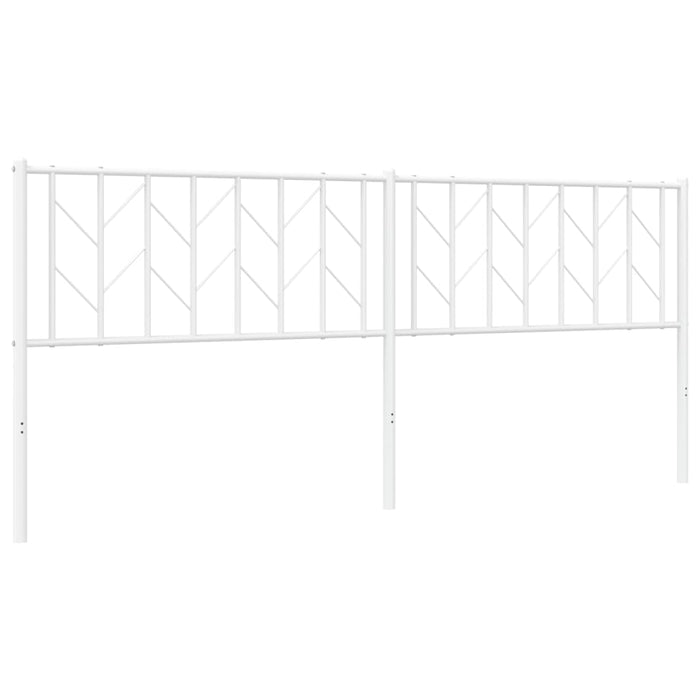 Tăblie de pat de schimb metalică, alb, 200 cm WALTI