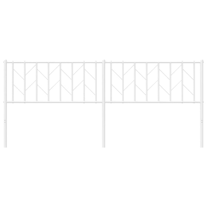 Tăblie de pat de schimb metalică, alb, 200 cm WALTI