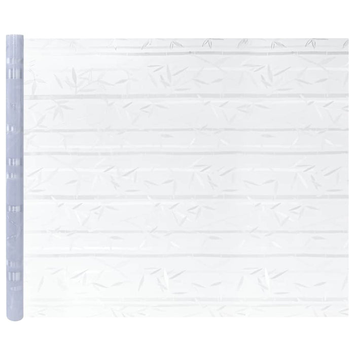 Folie fereastră, 2 buc., mată, model bambus, PVC WALTI