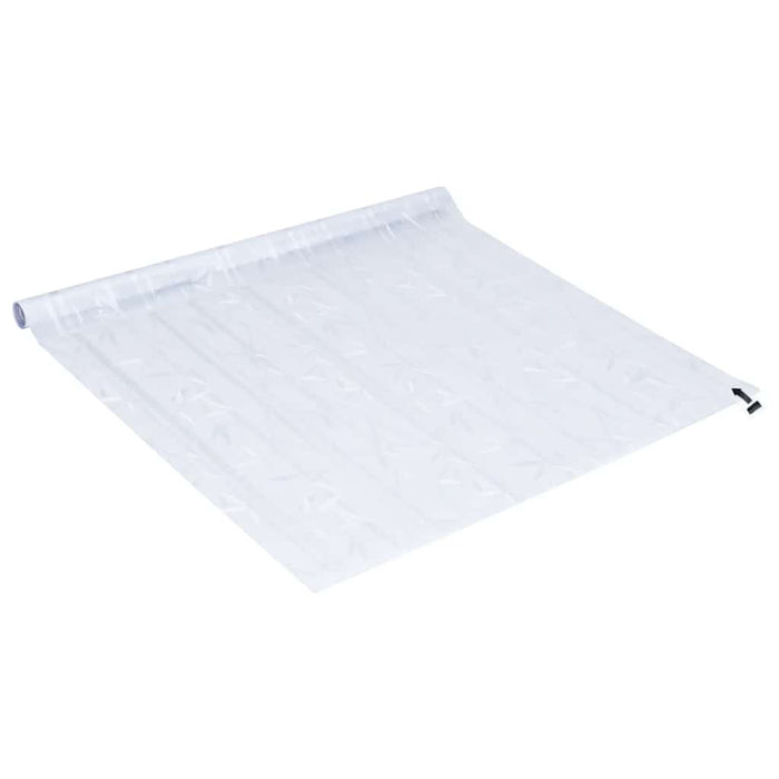 Folie fereastră, 4 buc., mată, model bambus, PVC WALTI