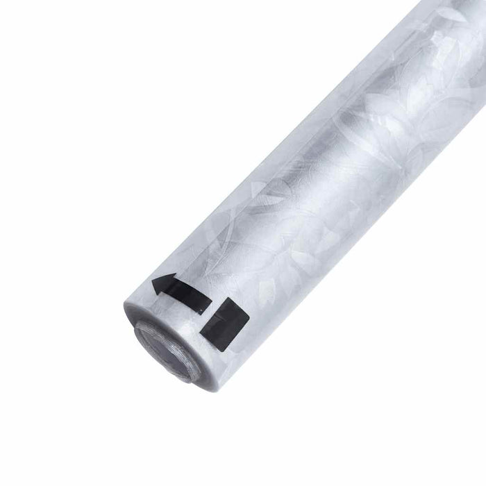Folie fereastră, 2 buc., mată, model floral, PVC - WALTI WALTI