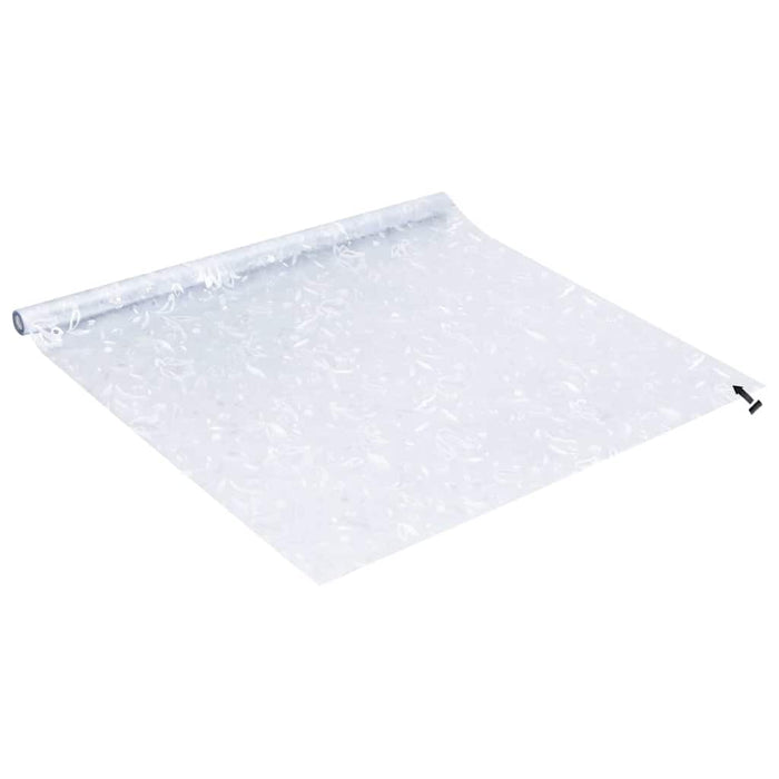 Folie fereastră, 2 buc., mată, model floral, PVC - WALTI WALTI