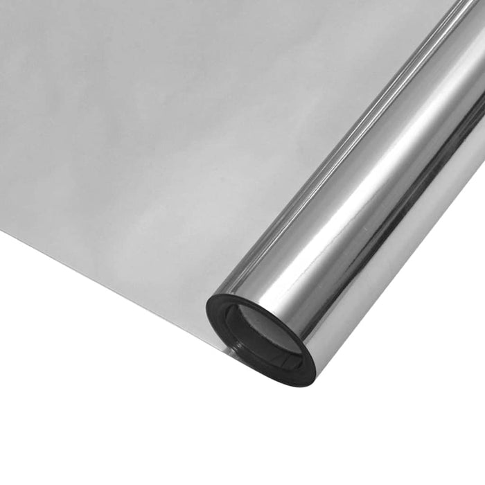 Folie solară, 5 buc., efect reflectorizant static argintiu, PVC WALTI