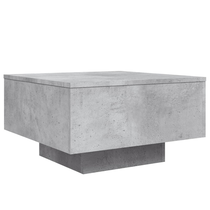 Măsuță de cafea, gri beton, 55x55x31 cm, lemn prelucrat - WALTI WALTI
