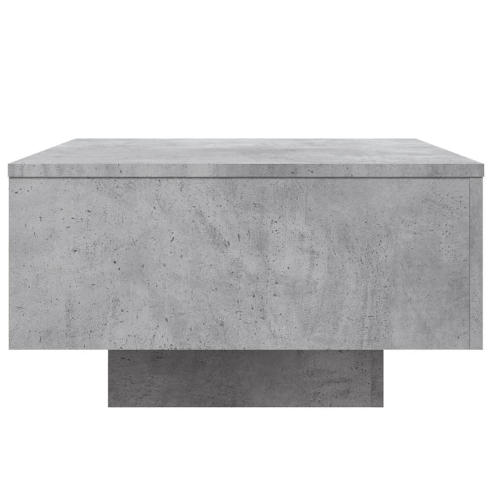 Măsuță de cafea, gri beton, 55x55x31 cm, lemn prelucrat - WALTI WALTI