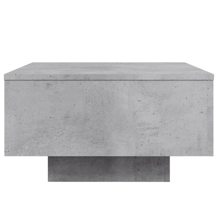 Măsuță de cafea, gri beton, 55x55x31 cm, lemn prelucrat - WALTI WALTI