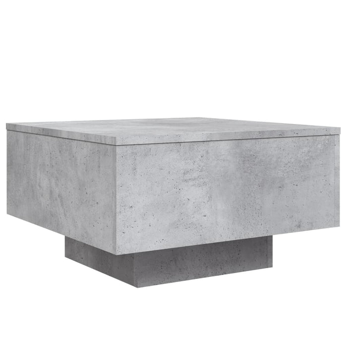 Măsuță de cafea, gri beton, 55x55x31 cm, lemn prelucrat - WALTI WALTI