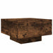 Măsuță de cafea, stejar fumuriu, 55x55x31 cm, lemn prelucrat - WALTI WALTI