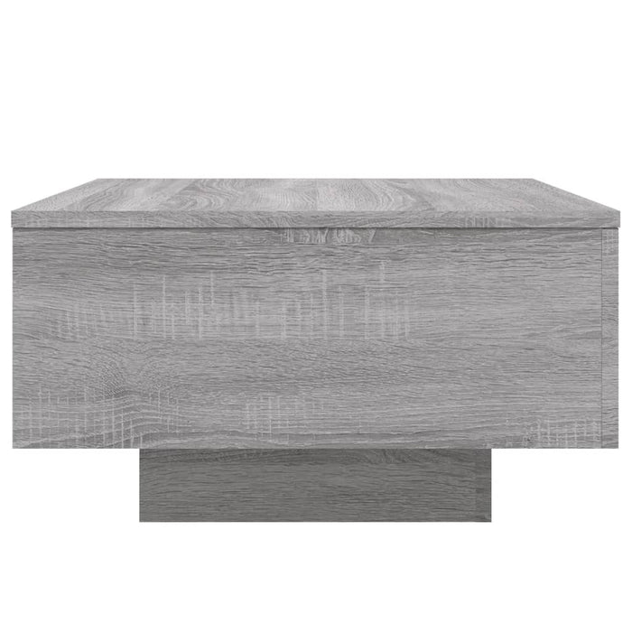 Măsuță de cafea cu lumini LED, gri sonoma, 55x55x31 cm - WALTI WALTI