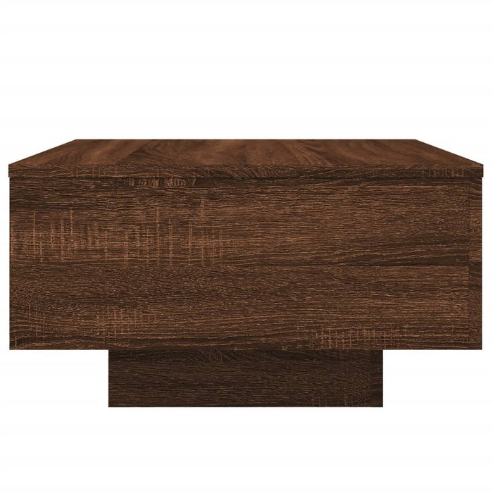 Măsuță de cafea cu lumini LED, stejar maro, 55x55x31 cm - WALTI WALTI