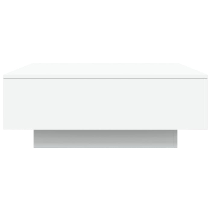 Măsuță de cafea cu lumini LED, alb, 80x80x31 cm - WALTI WALTI