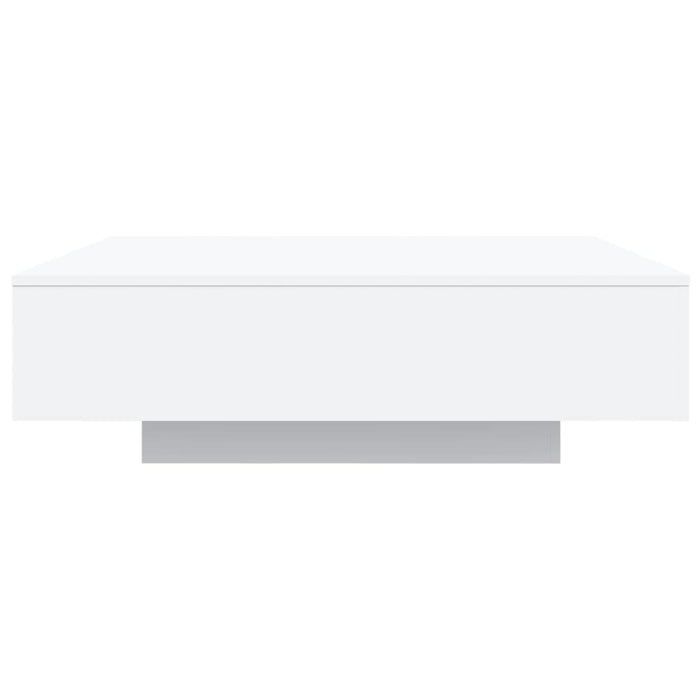 Măsuță de cafea cu lumini LED, alb, 100x100x31 cm - WALTI WALTI