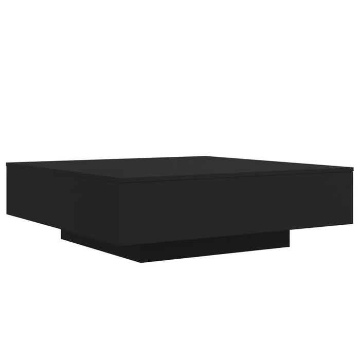 Măsuță de cafea cu lumini LED, negru, 100x100x31 cm - WALTI WALTI