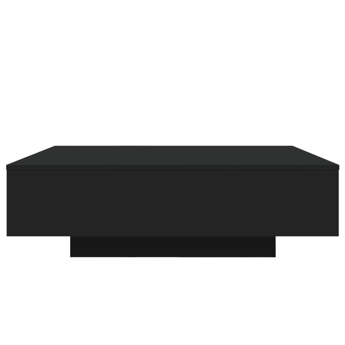 Măsuță de cafea cu lumini LED, negru, 100x100x31 cm - WALTI WALTI