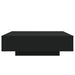 Măsuță de cafea cu lumini LED, negru, 100x100x31 cm - WALTI WALTI