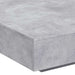Măsuță de cafea cu lumini LED, gri beton, 100x100x31 cm - WALTI WALTI
