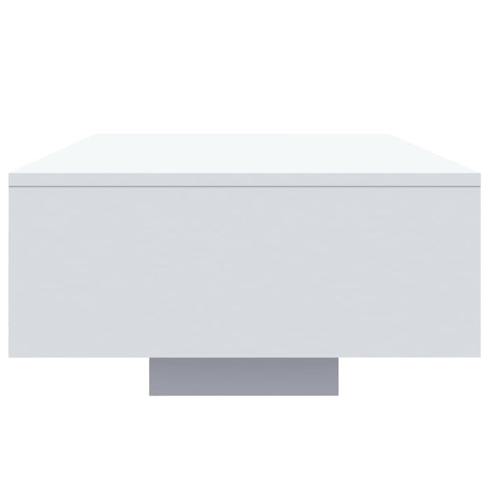 Măsuță de cafea cu lumini LED, alb, 85x55x31 cm - WALTI WALTI