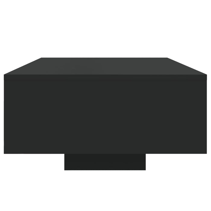Măsuță de cafea cu lumini LED, negru, 85x55x31 cm - WALTI WALTI
