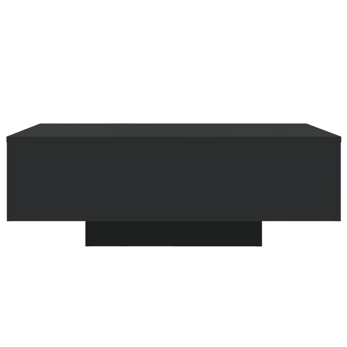 Măsuță de cafea cu lumini LED, negru, 85x55x31 cm - WALTI WALTI