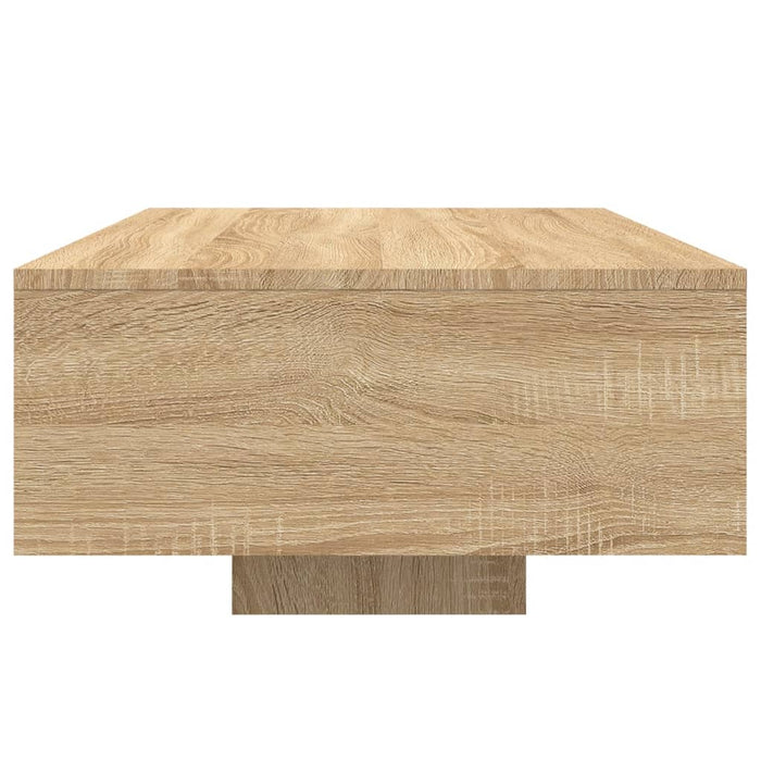 Măsuță de cafea cu lumini LED, stejar sonoma, 85x55x31 cm - WALTI WALTI