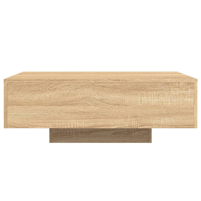 Măsuță de cafea cu lumini LED, stejar sonoma, 85x55x31 cm - WALTI WALTI