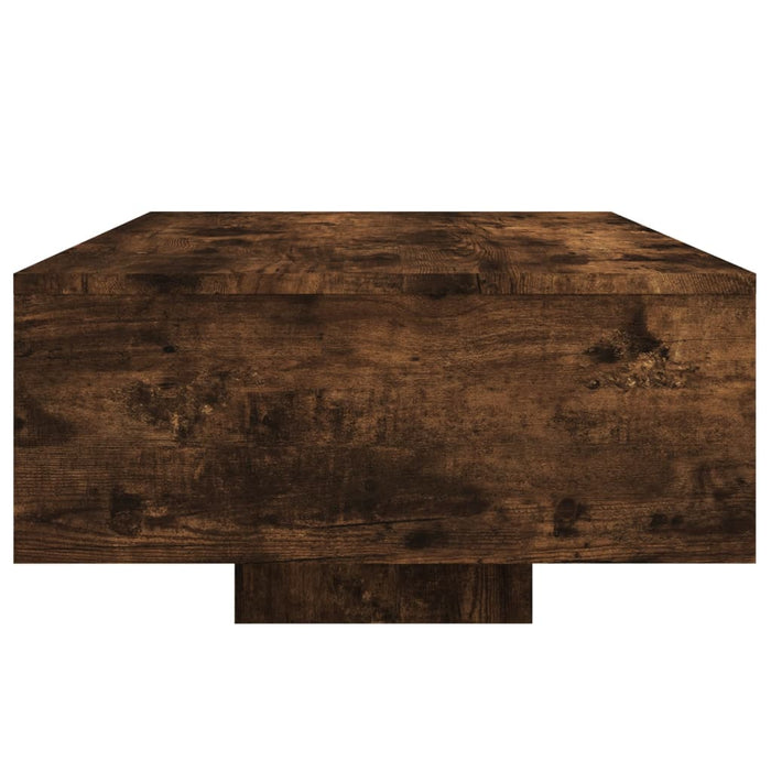 Măsuță de cafea cu lumini LED, stejar fumuriu, 85x55x31 cm - WALTI WALTI