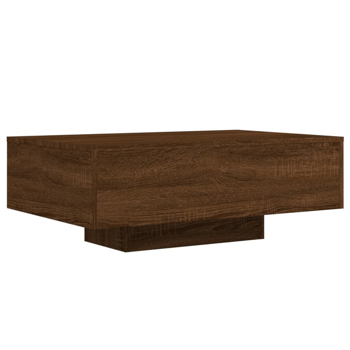 Măsuță de cafea cu lumini LED, stejar maro, 85x55x31 cm WALTI