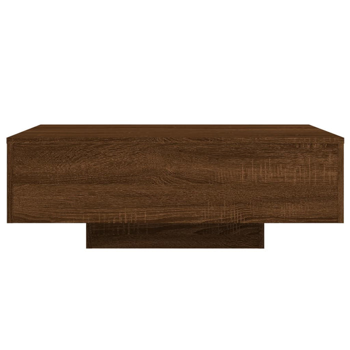 Măsuță de cafea cu lumini LED, stejar maro, 85x55x31 cm WALTI