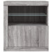 Servantă cu lumini LED, gri sonoma, 60,5x37x67 cm - WALTI WALTI