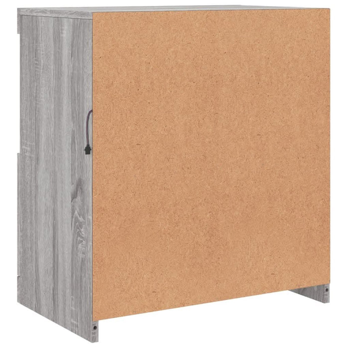 Servantă cu lumini LED, gri sonoma, 60,5x37x67 cm - WALTI WALTI