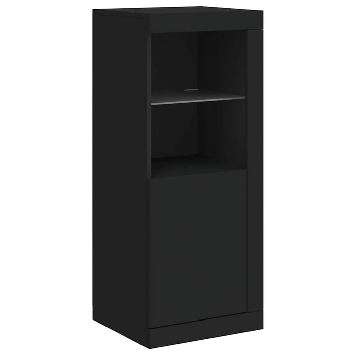 Servantă cu lumini LED, negru, 41x37x100 cm - WALTI WALTI