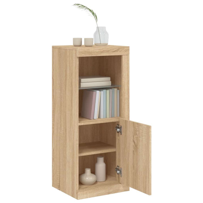 Servantă cu lumini LED, stejar sonoma, 41x37x100 cm - WALTI WALTI